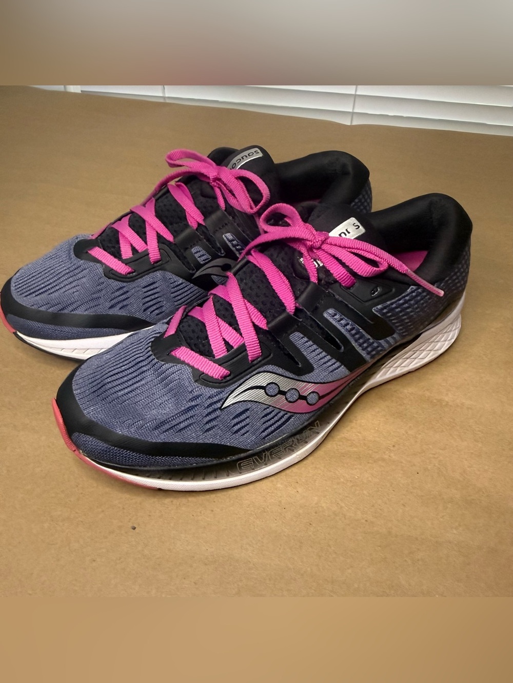 Saucony Women's Running Sneakers - Gray & Pink Accents